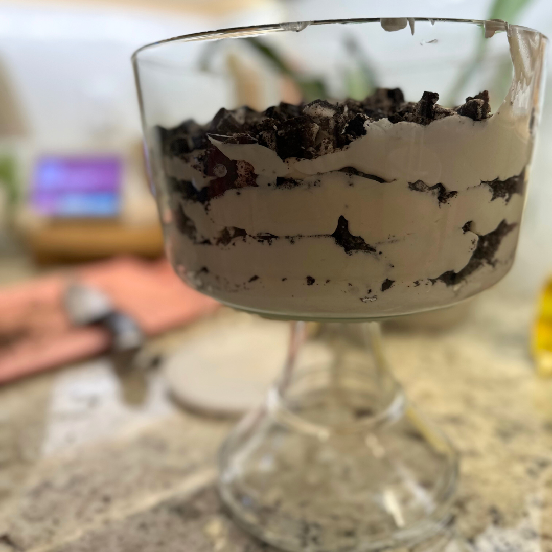 Aunt Britt's Oreo Dirt Pudding Trifle