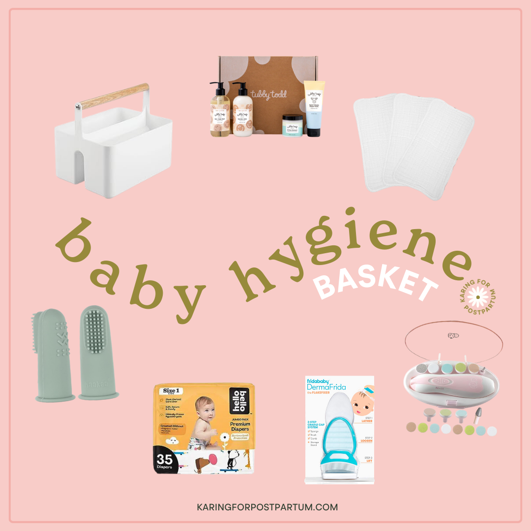 baby hygiene basket