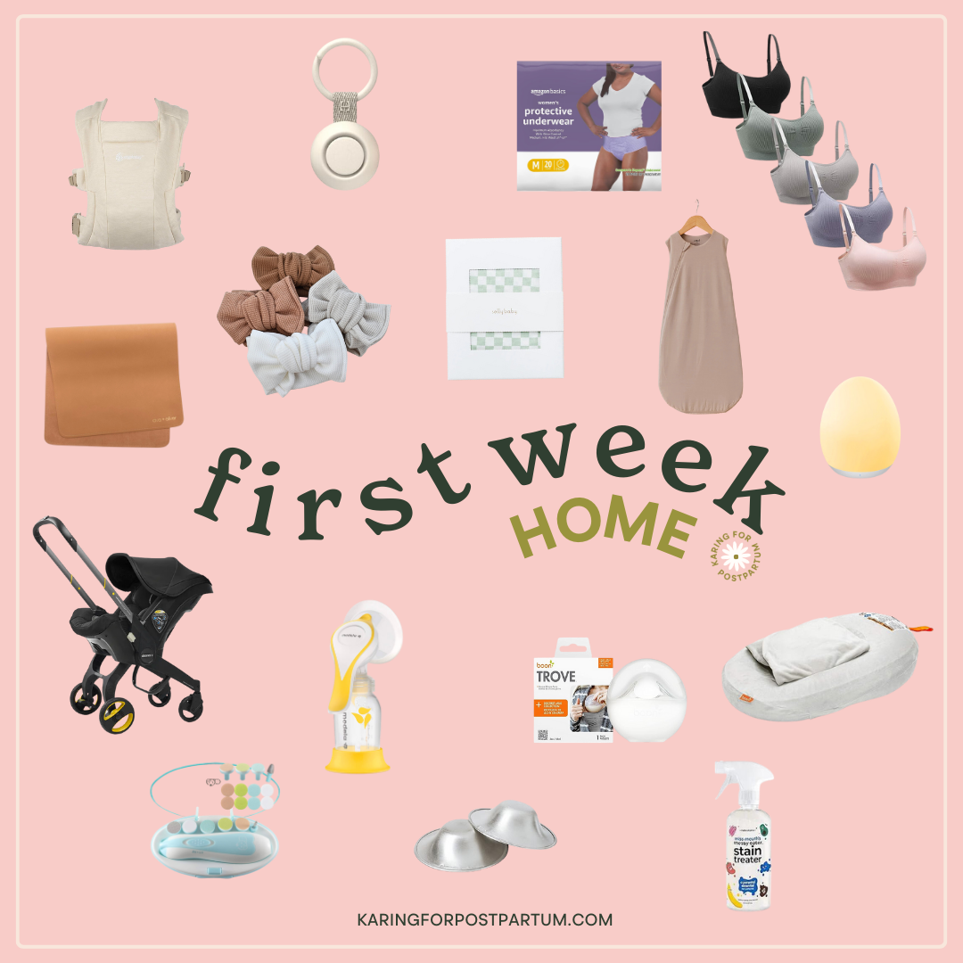what I’m using the most with my newborn- 1st week home