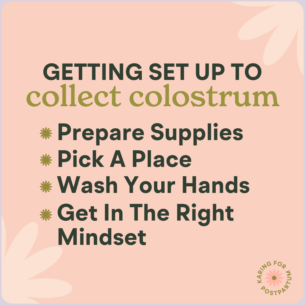 How To Collect Colostrum Karing for Postpartum