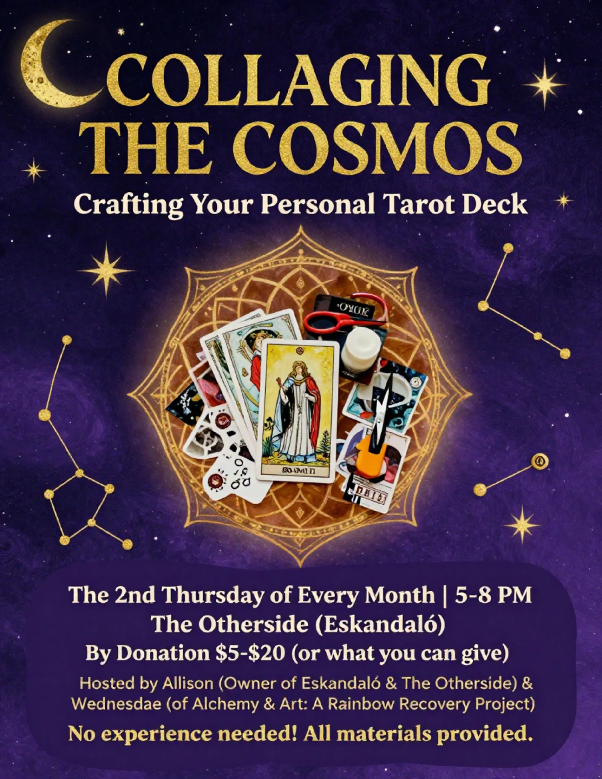 Collaging the Cosmos: Crafting Your Personal Tarot Deck- September