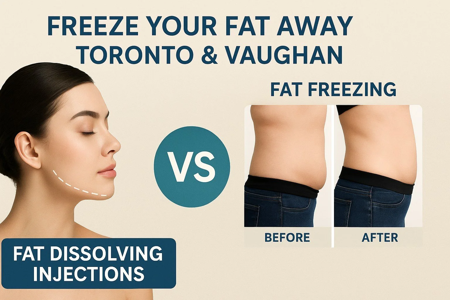 Freeze Your Fat Away in Toronto &amp; Vaughan – The Truth About Fat Freezing vs. Fat Dissolving Injections