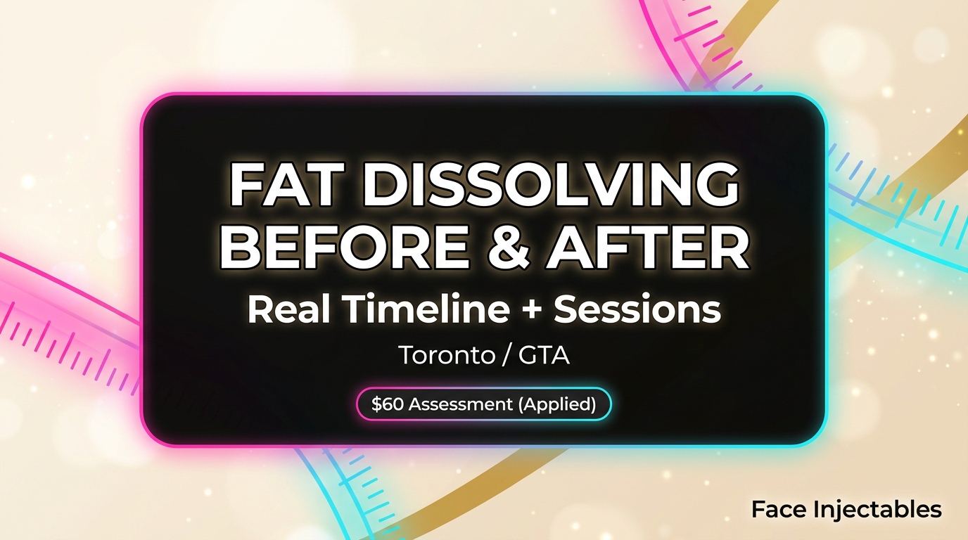 Fat Dissolving Injections Before &amp; After: Real Timeline, Sessions &amp; What Changes First (Toronto/GTA)