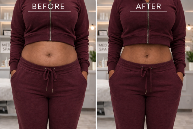 Lower abdomen — 3 sessions