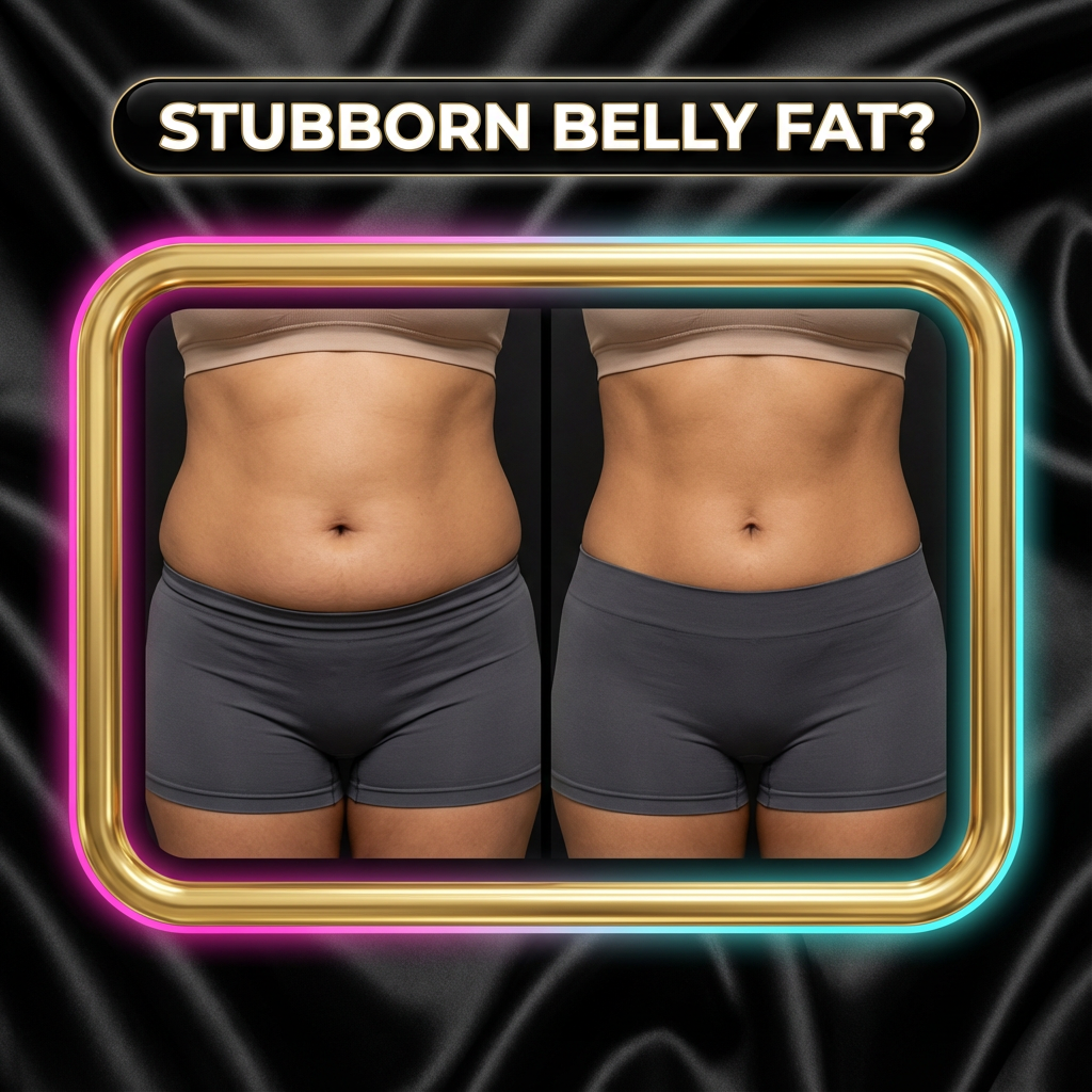 Stomach fat dissolving injections before and after results for Toronto clients at Face Injectables