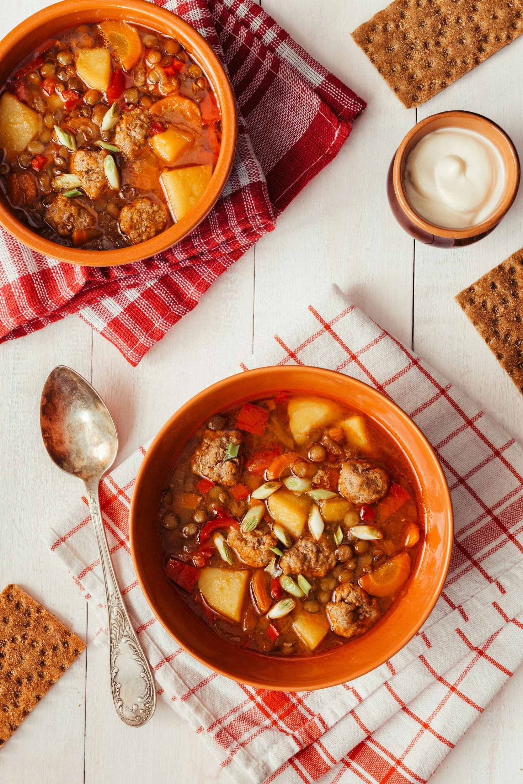 Lentil + Vegetable soup