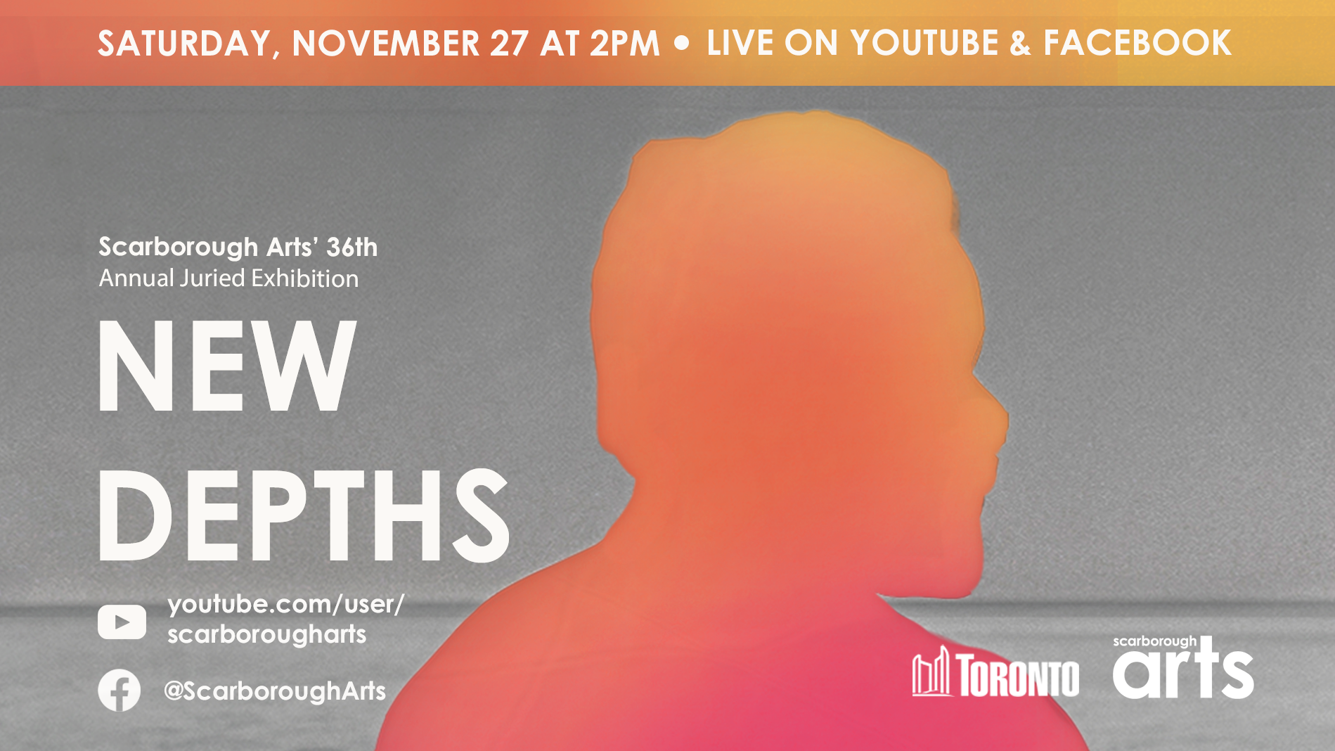 You’re Invited! “New Depths” Online Exhibition on November 27
