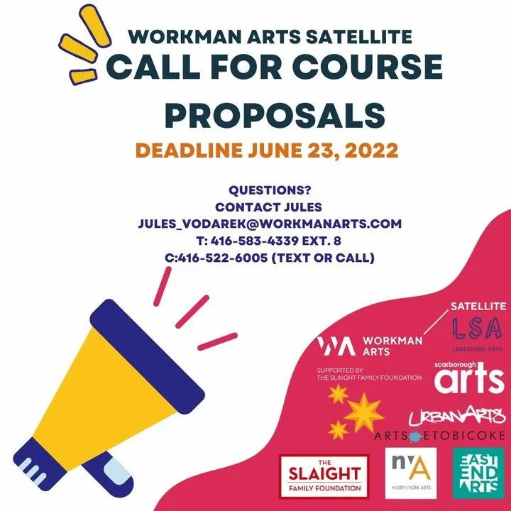 Call for Course Proposals from Scarborough Artists!