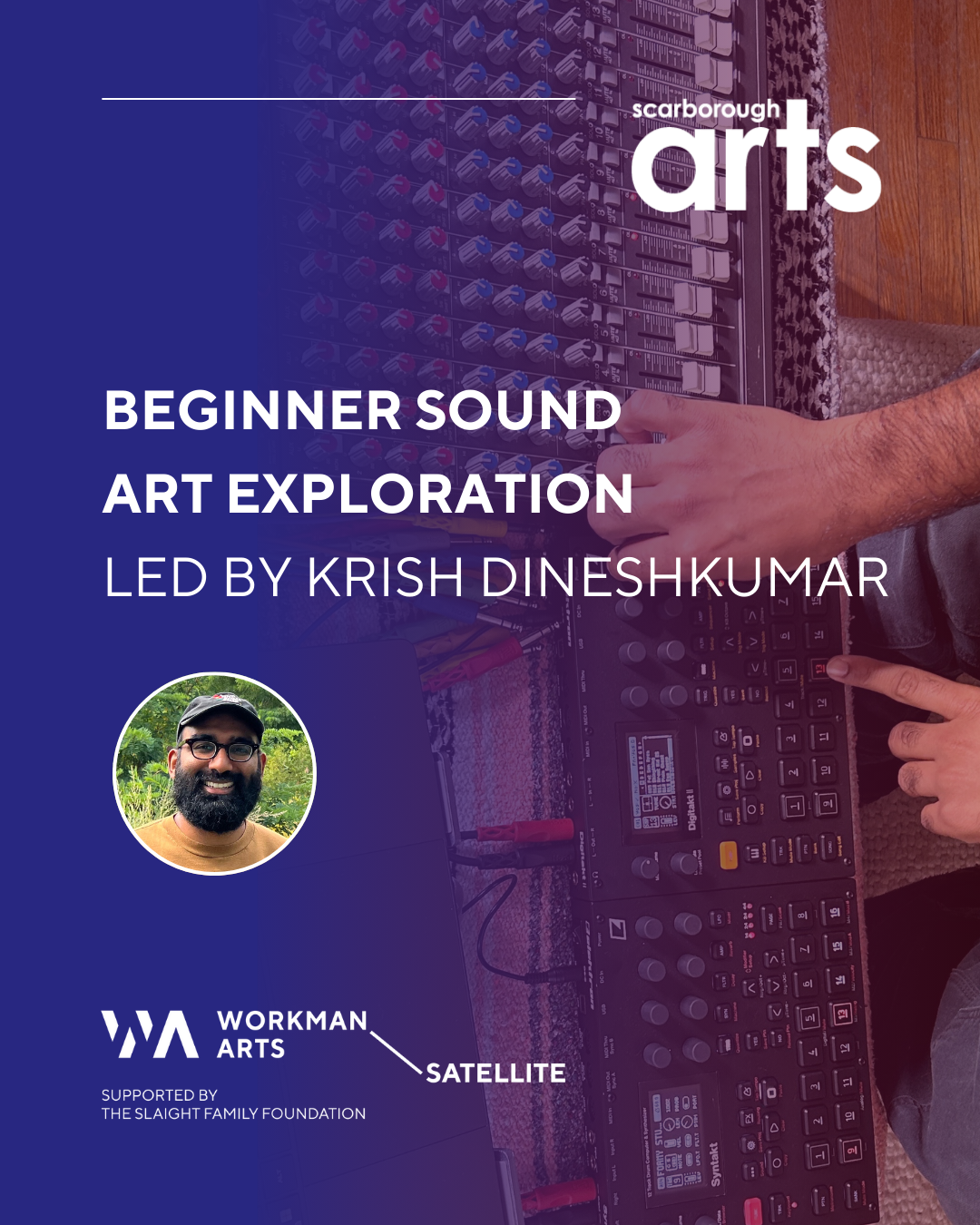 Beginner Sound Art Exploration with Krish Dineshkumar