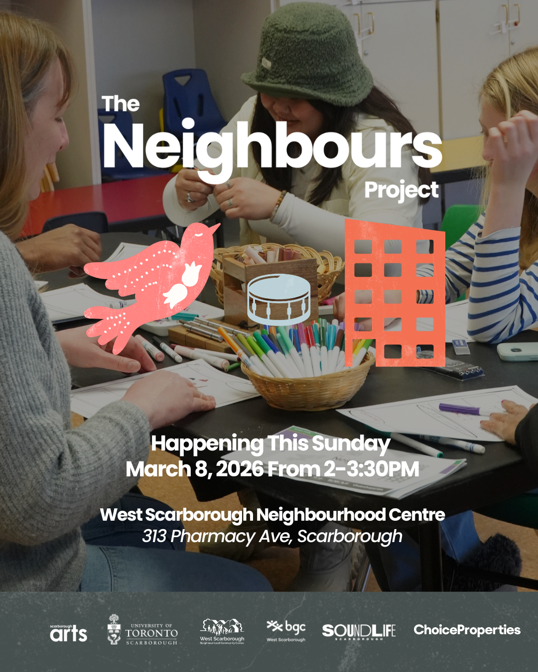 Join us at The Neighbours Project this Sunday