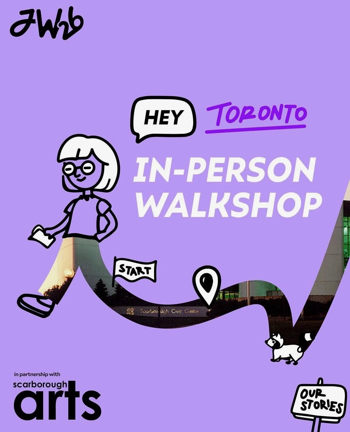 Jane's Walk at Scarborough Civic Centre