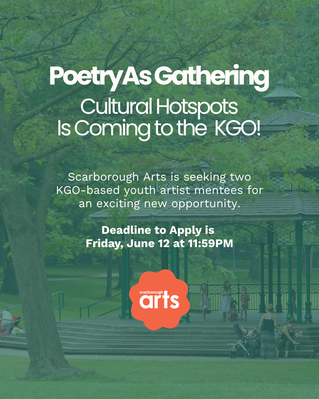 Calling all youth artists in Kingston–Galloway/Orton Park!