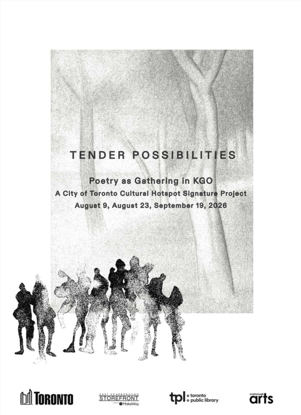 Scarborough Arts Presents Cultural Hotspot: Poetry as Gathering in KGO, Co-Presented by Tender Possibilities