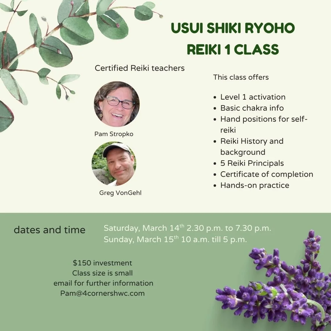 Reiki 1 Class