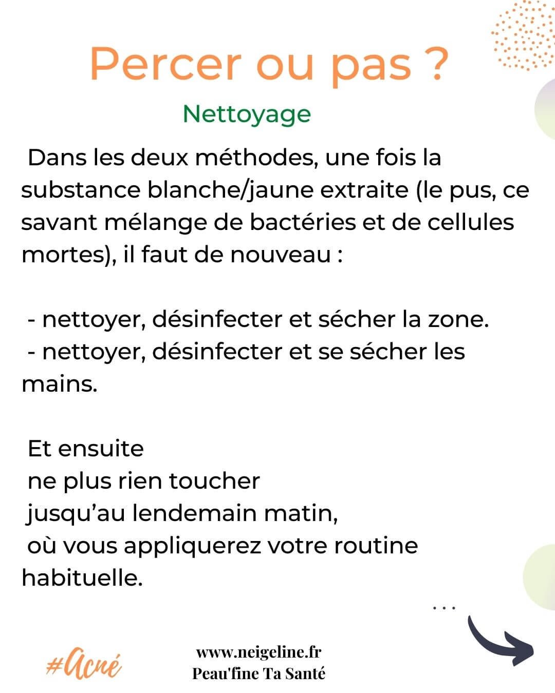 Bouton d'acné : percer ou pas ? — Neigeline, experte Acné