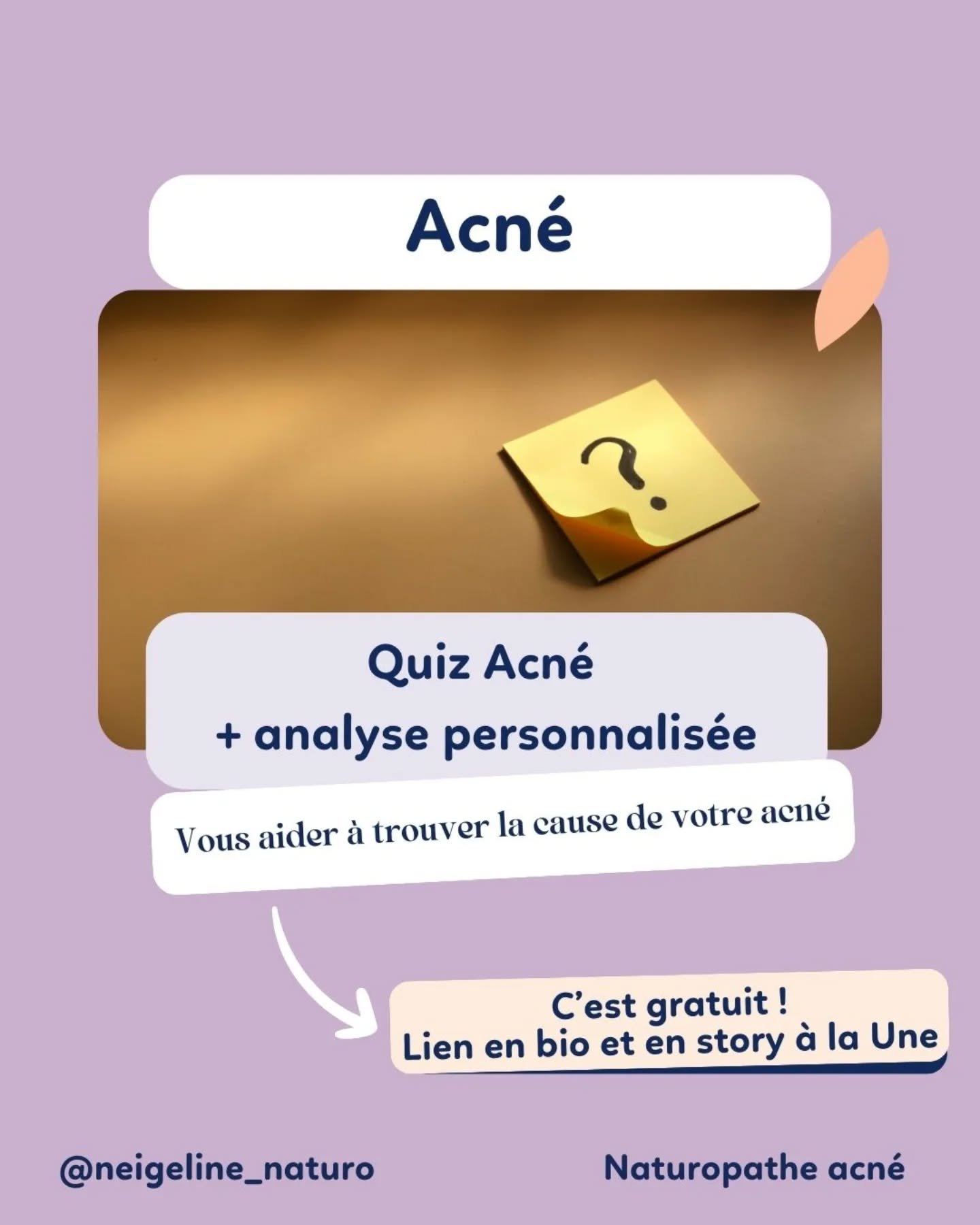 🌟 Test gratuit : D&eacute;couvrez les causes de votre acn&eacute; ! 

😩 Marre de lutter contre l&rsquo;acn&eacute; sans comprendre pourquoi ces boutons persistent ?

Et si la solution &eacute;tait de d&eacute;couvrir ce qui d&eacute;clenche vraimen