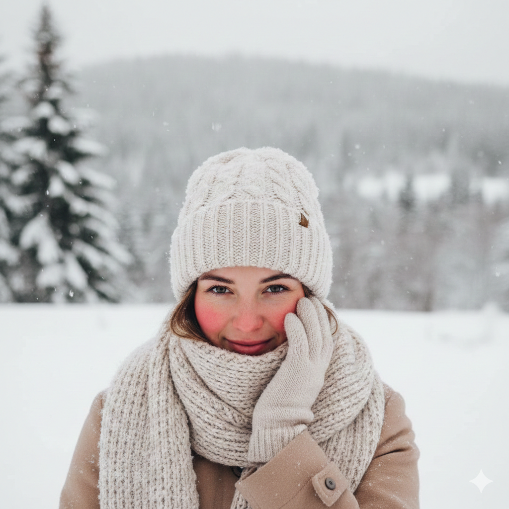 comment protéger sa peau l'hiver pour éviter l'acné et rosacée