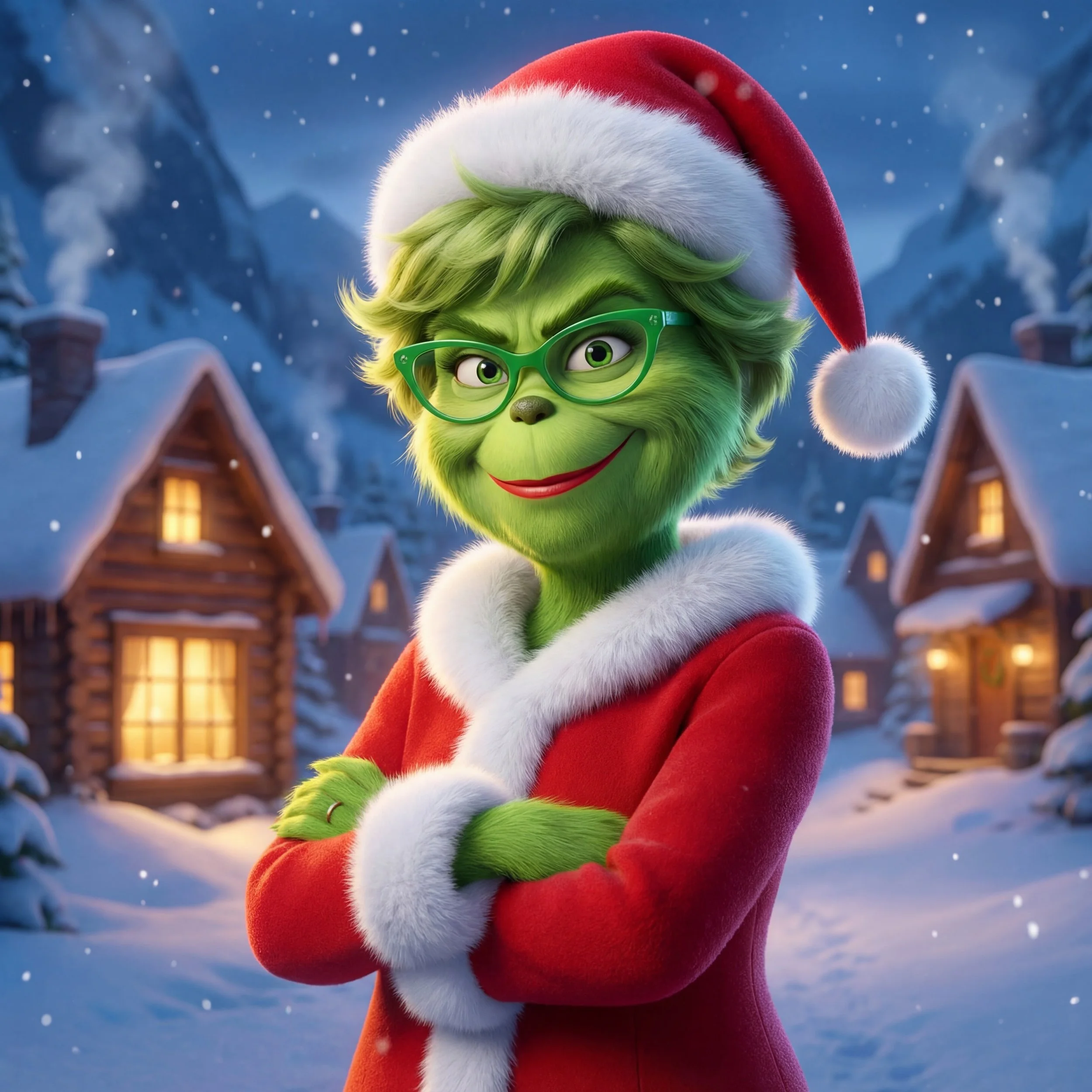 Merry Mischief Holiday Santa Portrait