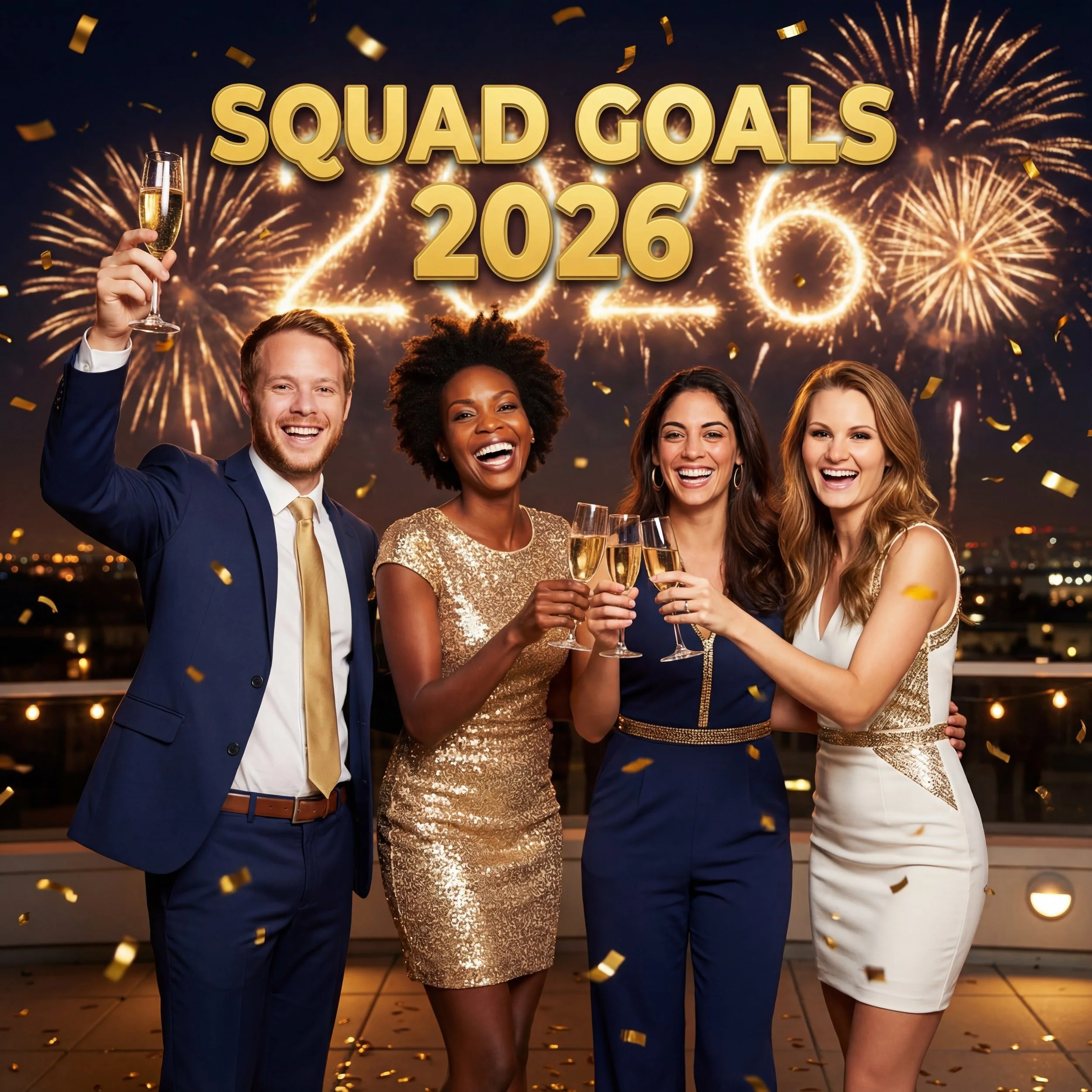 Squad Goals 2026 – New Year Rooftop Party