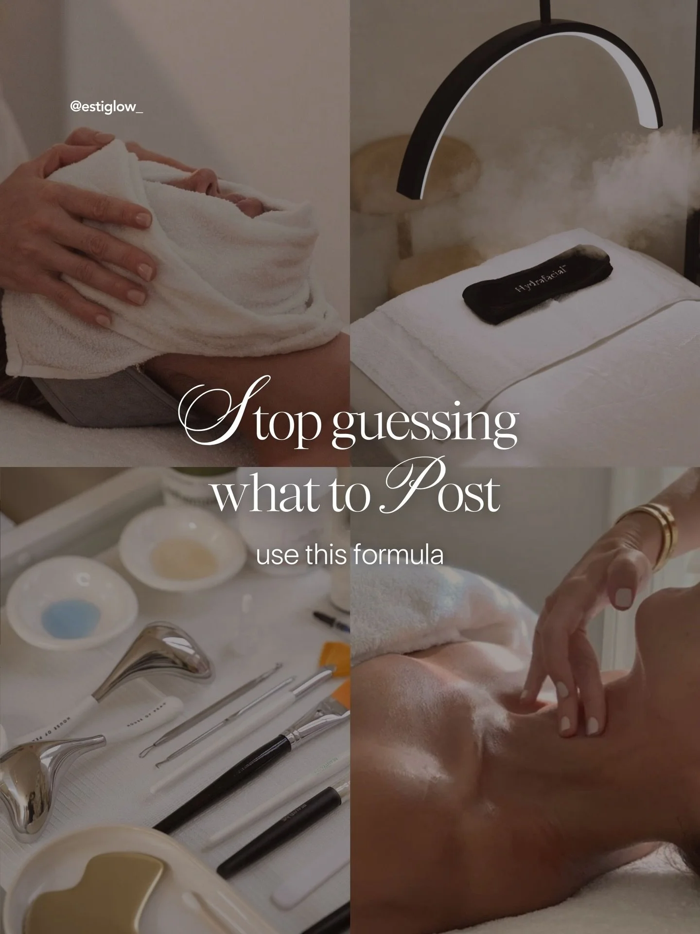 Estheticians, follow this simple posting formula next time you're guessing what to post ➡️

Comment 'STUDIO' for the exclusive link ✨

#estheticienne #estheticianmarketing #socialmediamarketing #socialmediatip