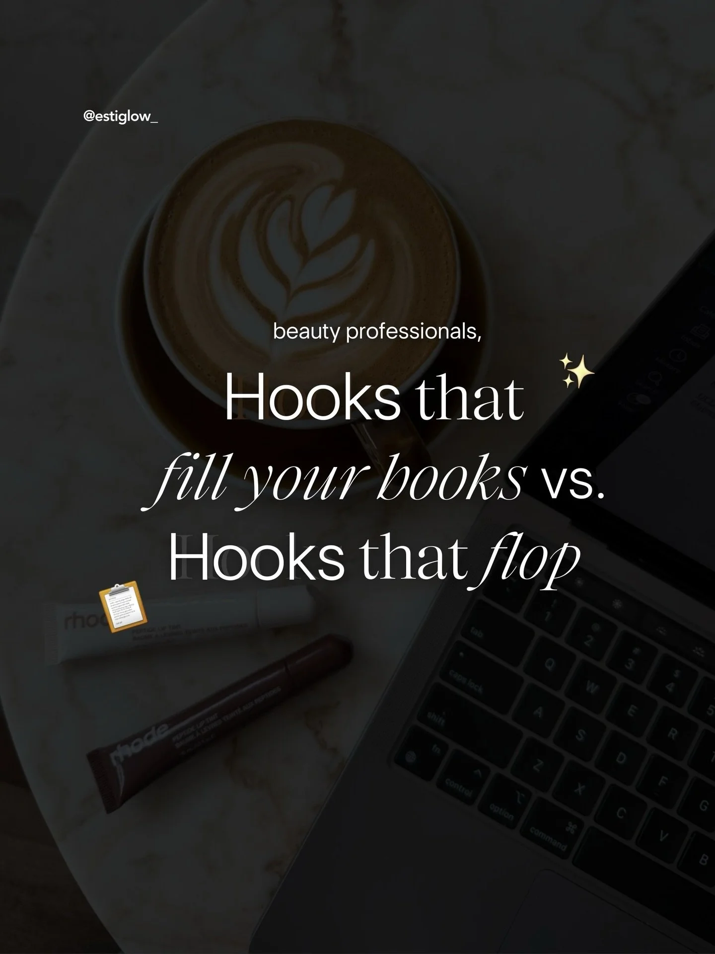 Are you using captivating hooks in your carousel or reel content? ✋🏼 If you're not, your content is likely going unnoticed

For done-for-you content with winning hooks already baked in, comment STUDIO 

#estheticianmarketing #marketingtips #socialme