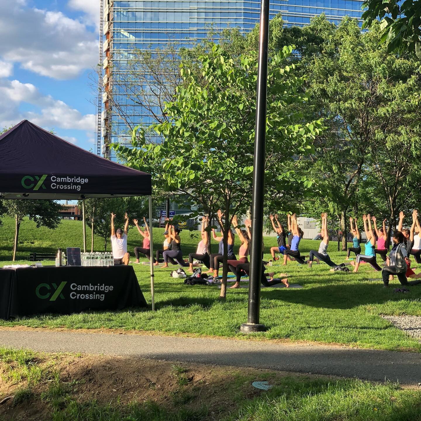 FREE EVENT ALERT!! 🚨 
.
We are so excited about our CX FIT series this year in partnership with @cxcambridge 
.
We have an amazing lineup of events -
Every Wednesday at 6pm and Saturday at 10am
all summer long, with DJ&rsquo;s, raffle giveaways, and