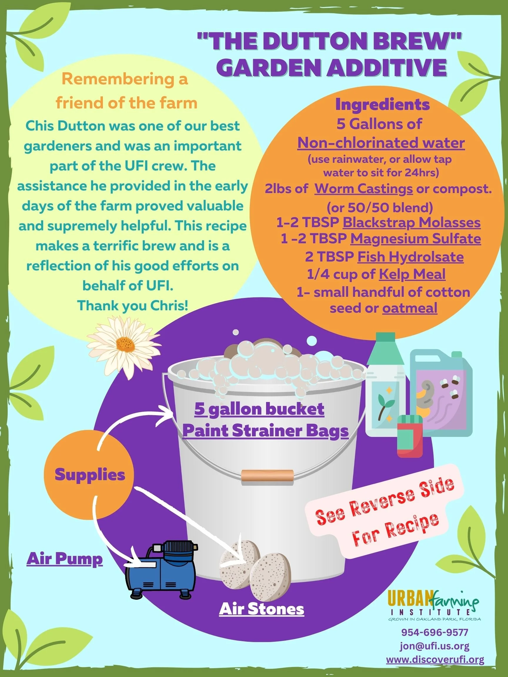 Dutton Brew Garden Additive Tea Recipe