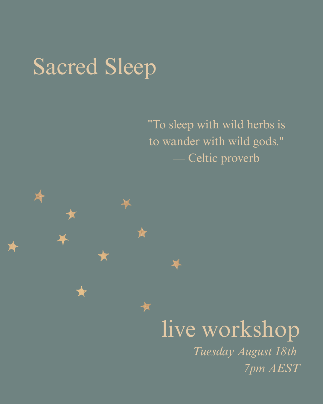 Sacred Sleep Live ✨🌙