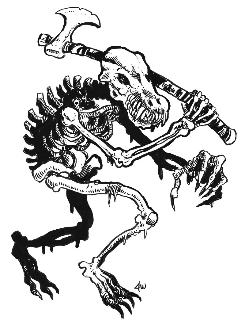 Lizardfolk Skeleton