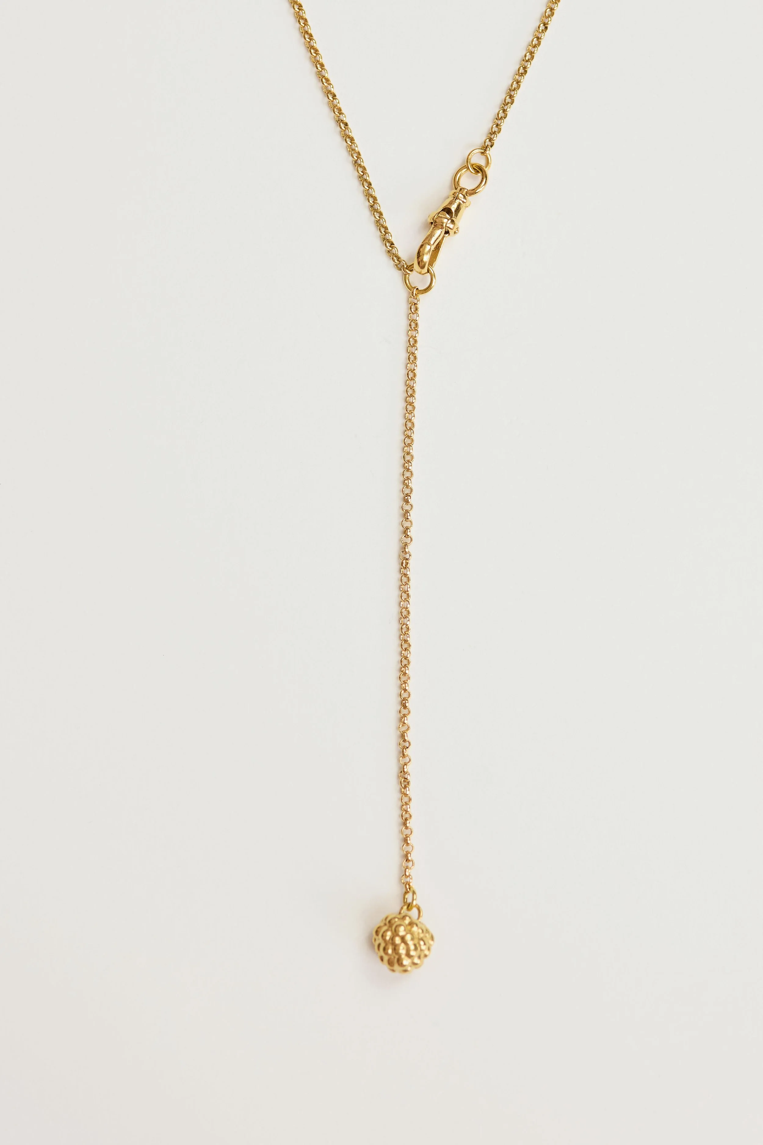 Collier pendule mûre sauvage