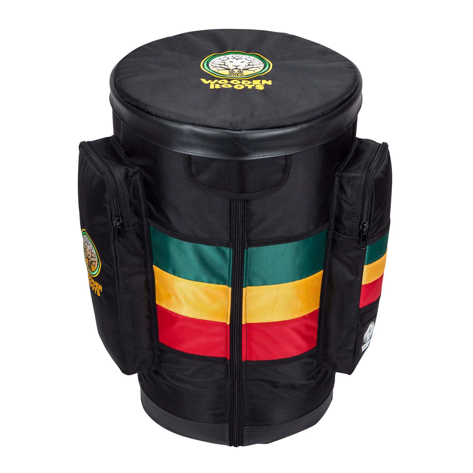 Free standing djembe bag case, backpack style for full sized djembes