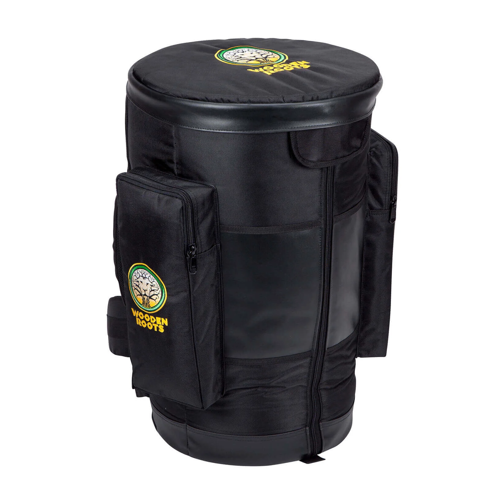 Free standing djembe bag case, backpack style for full sized djembes