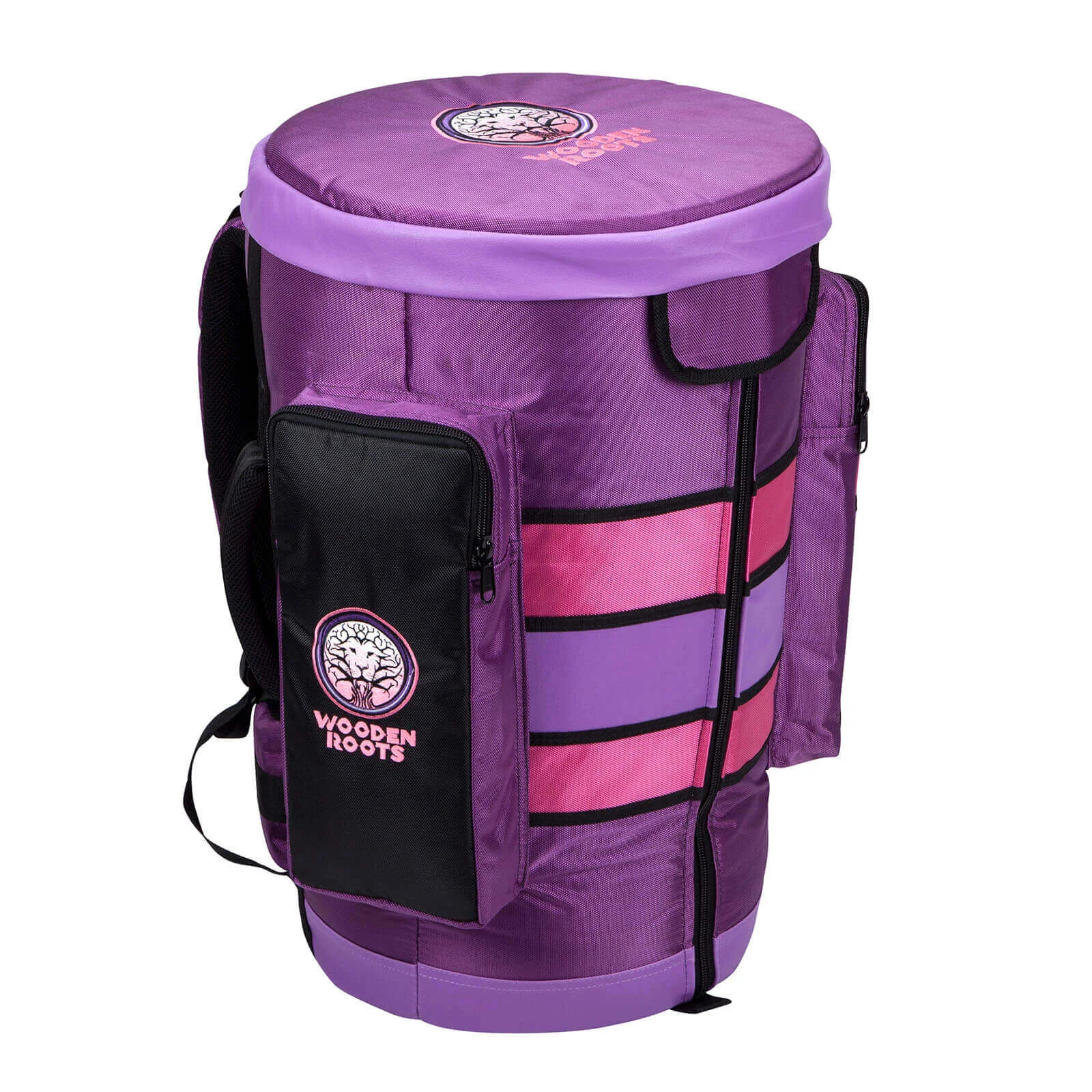 Free standing djembe bag case, backpack style for full sized djembes