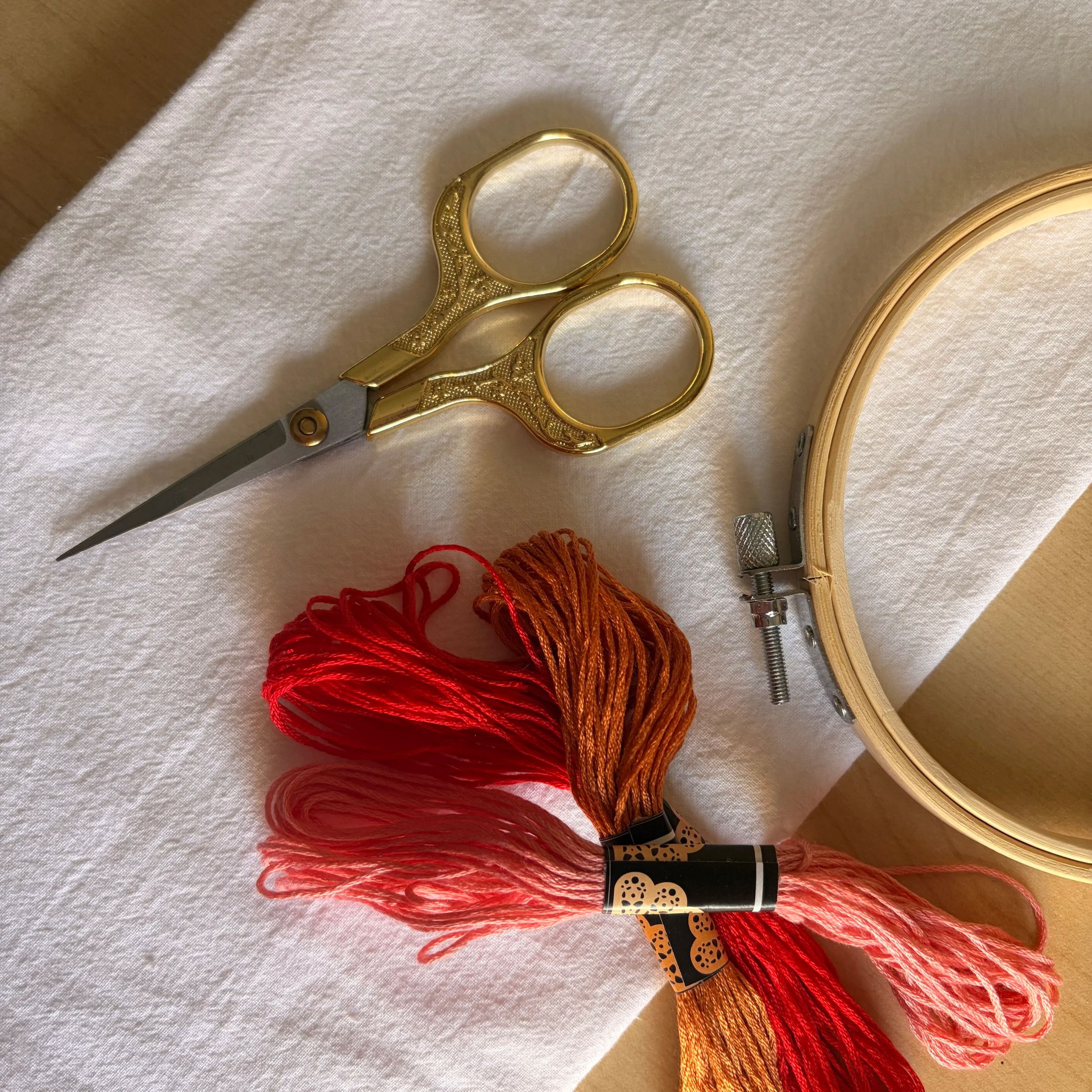 2/21 Hand Embroidered Tea Towel WS (PHL)