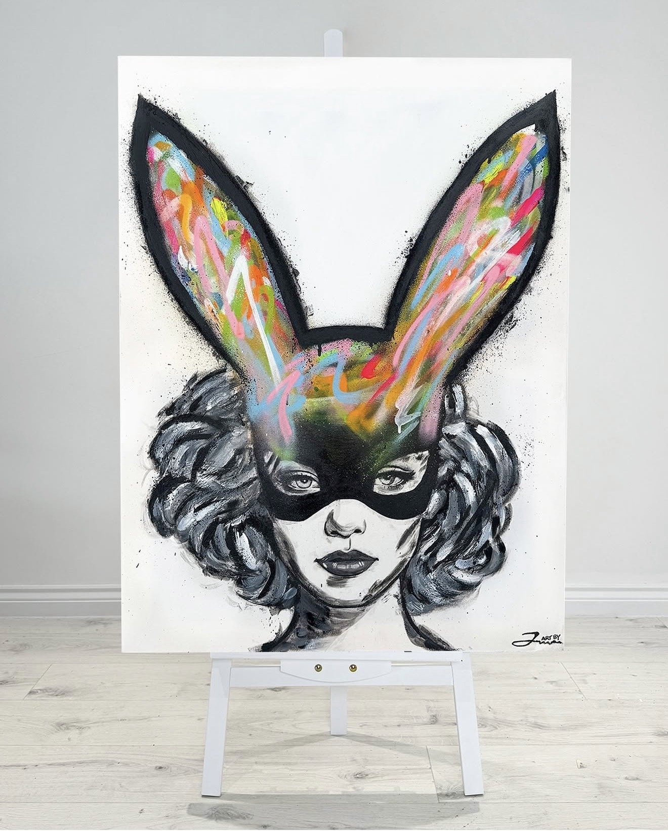 Masked Beauty II - Original Painting