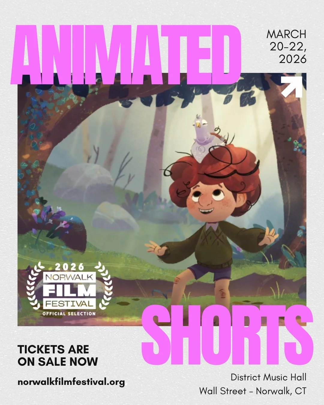 Frame by frame. 🧩

If you've never seen animation on the big screen with a full room, this is the block that changes that.

Meet the Animated Shorts lineup at #NorwalkFilmFestival, screening March 20&ndash;22 in downtown Norwalk. Tickets are on sale