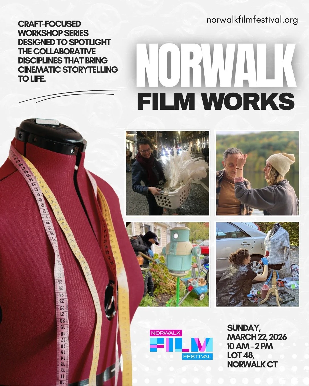 THIS MORNING! The Norwalk Film Works kicks off at @space67studios
What makes a character feel real before they say a single word? The answer is almost never the script. 😉

NORWALK FILM WORKS is a craft-focused workshop series happening Sunday, March