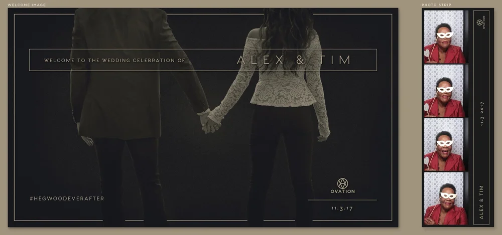 Custom Wedding Graphic Design — Ovation Chicago