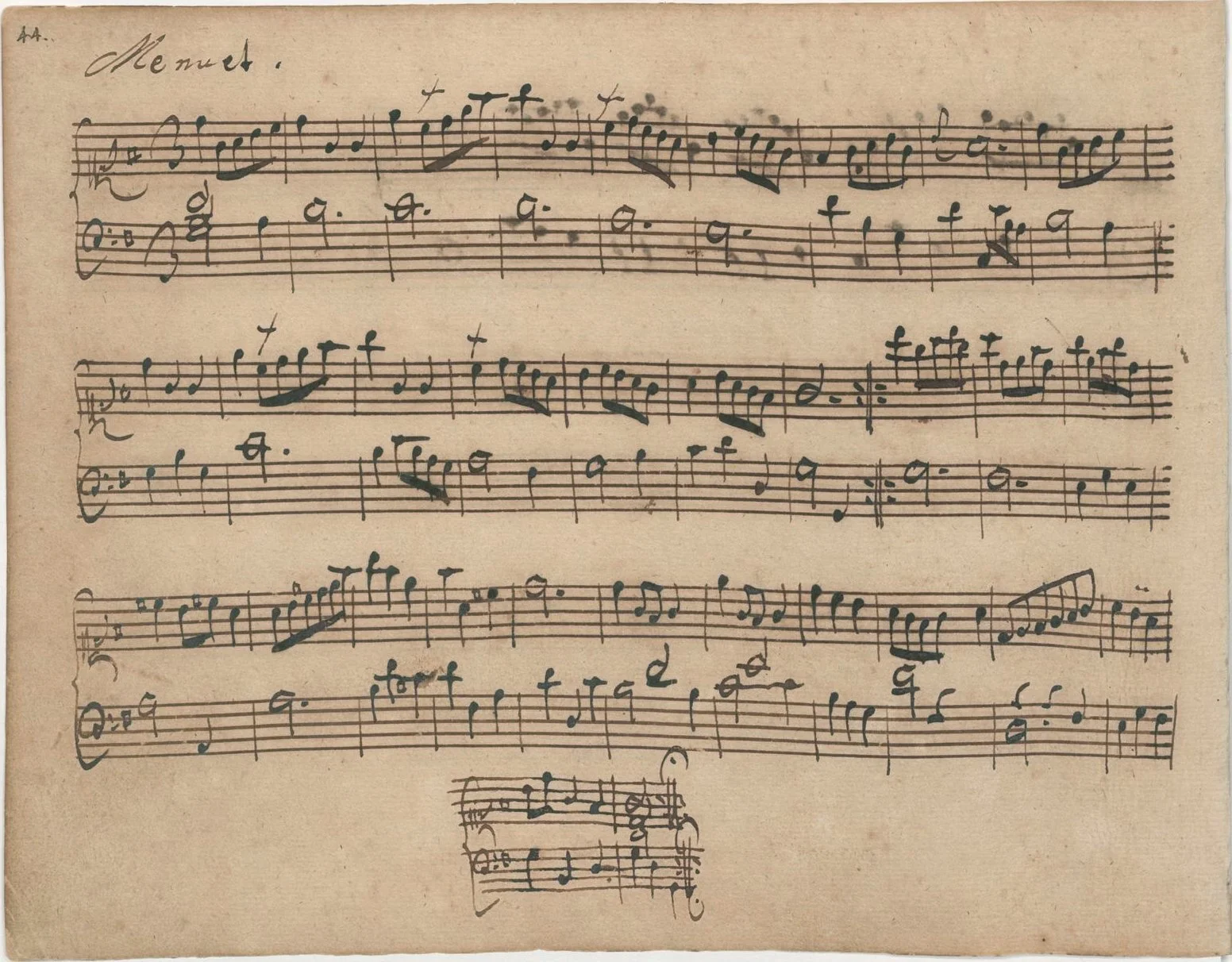 Minueto en G, Christian Petzold