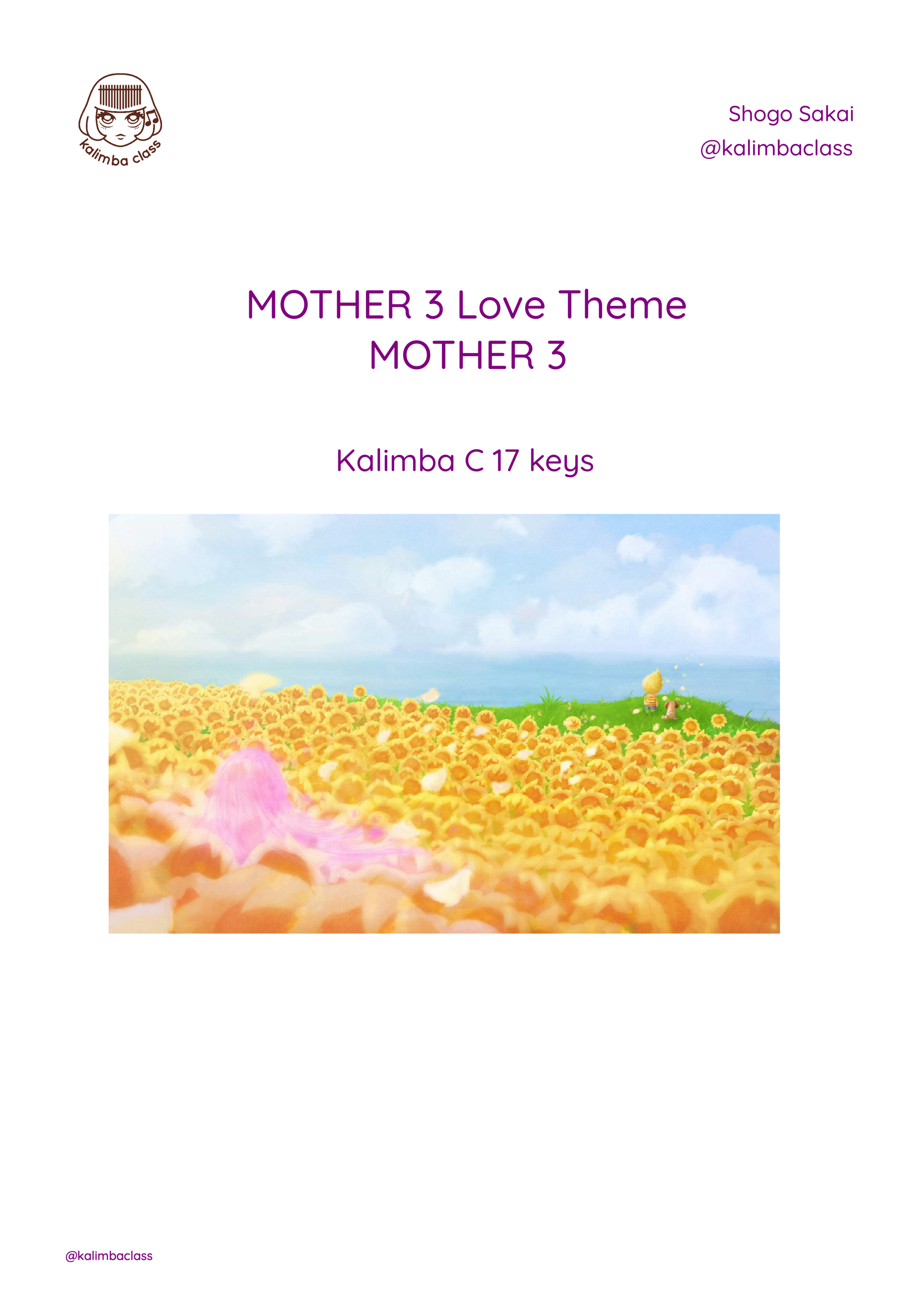 MOTHER 3 Love Theme , MOTHER 3 - Shogo Sakai