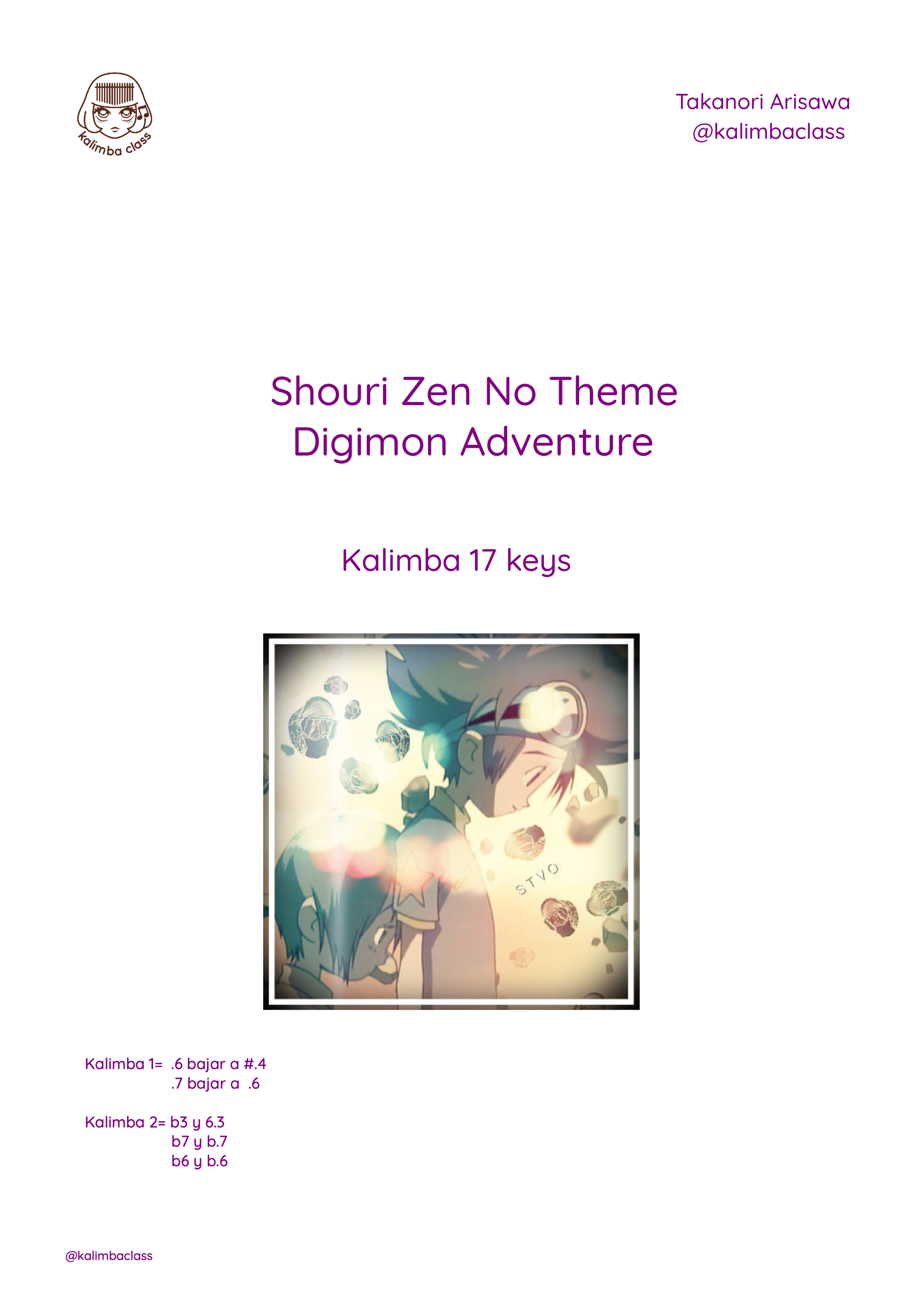 Shouri Zen No Theme, Digimon Adventure