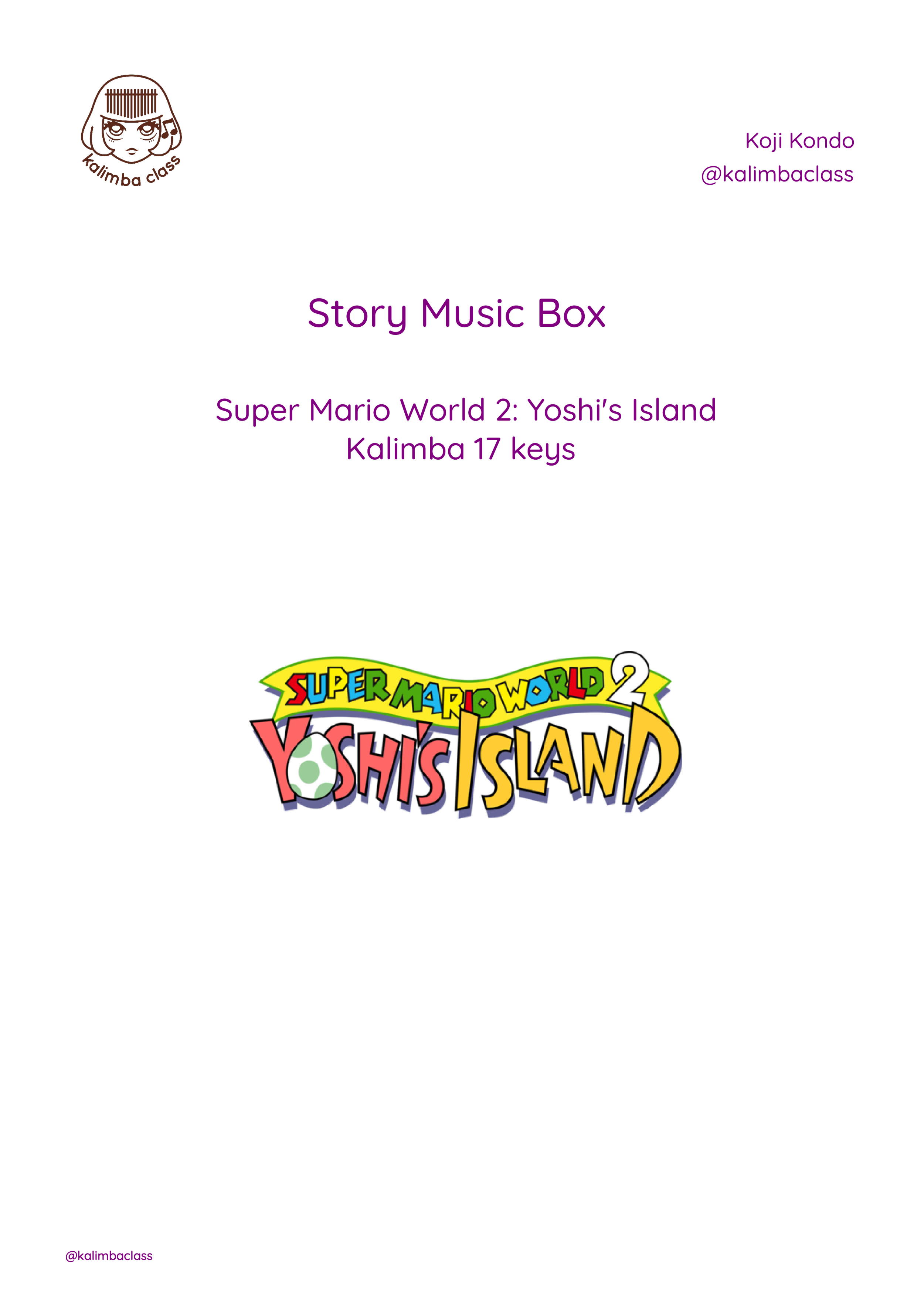 Story Music Box, Yoshi's Island kalimba 17K-1.png