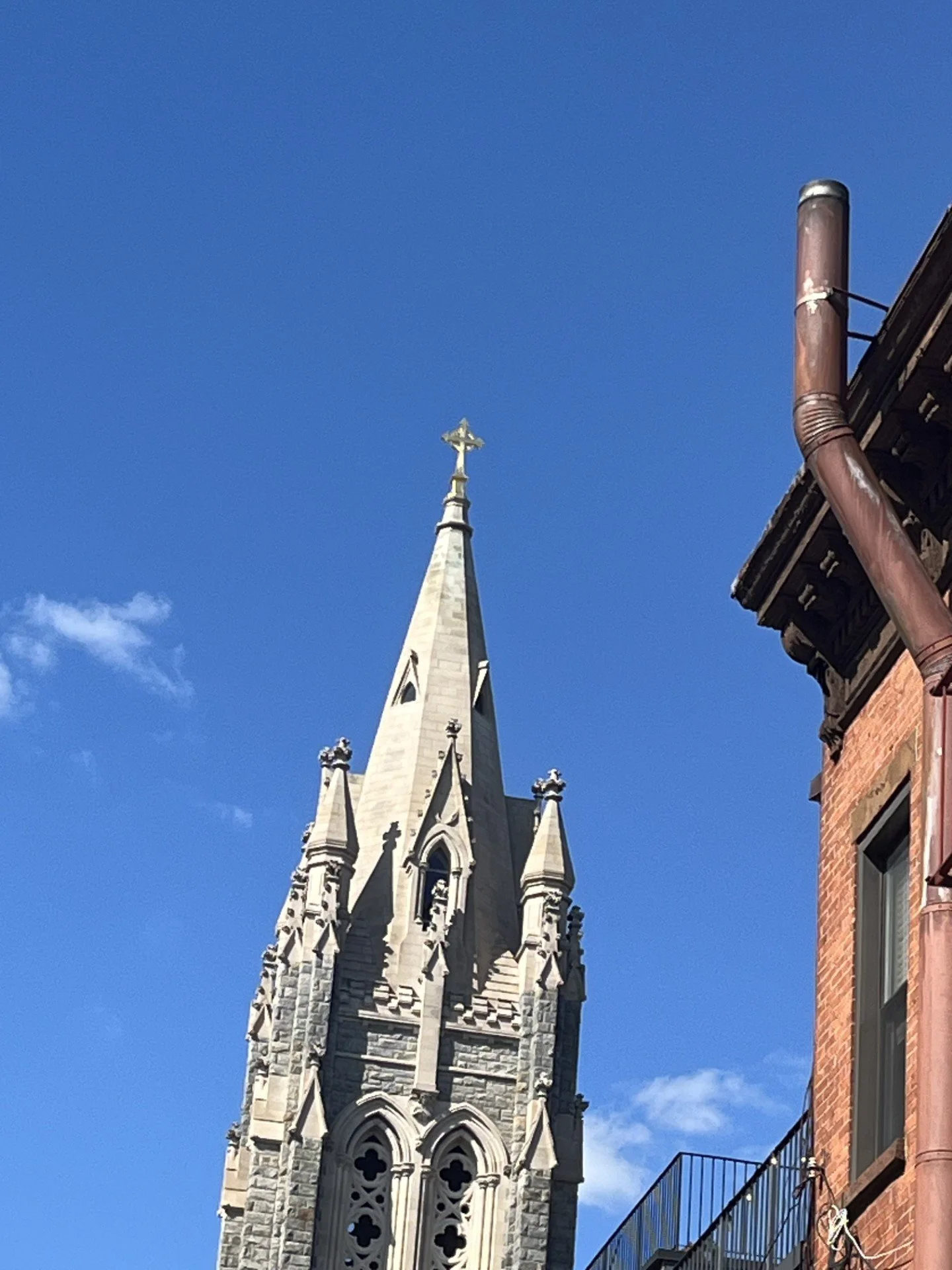 Golden Crucifix Steeple walking homoe 06-2026.jpg