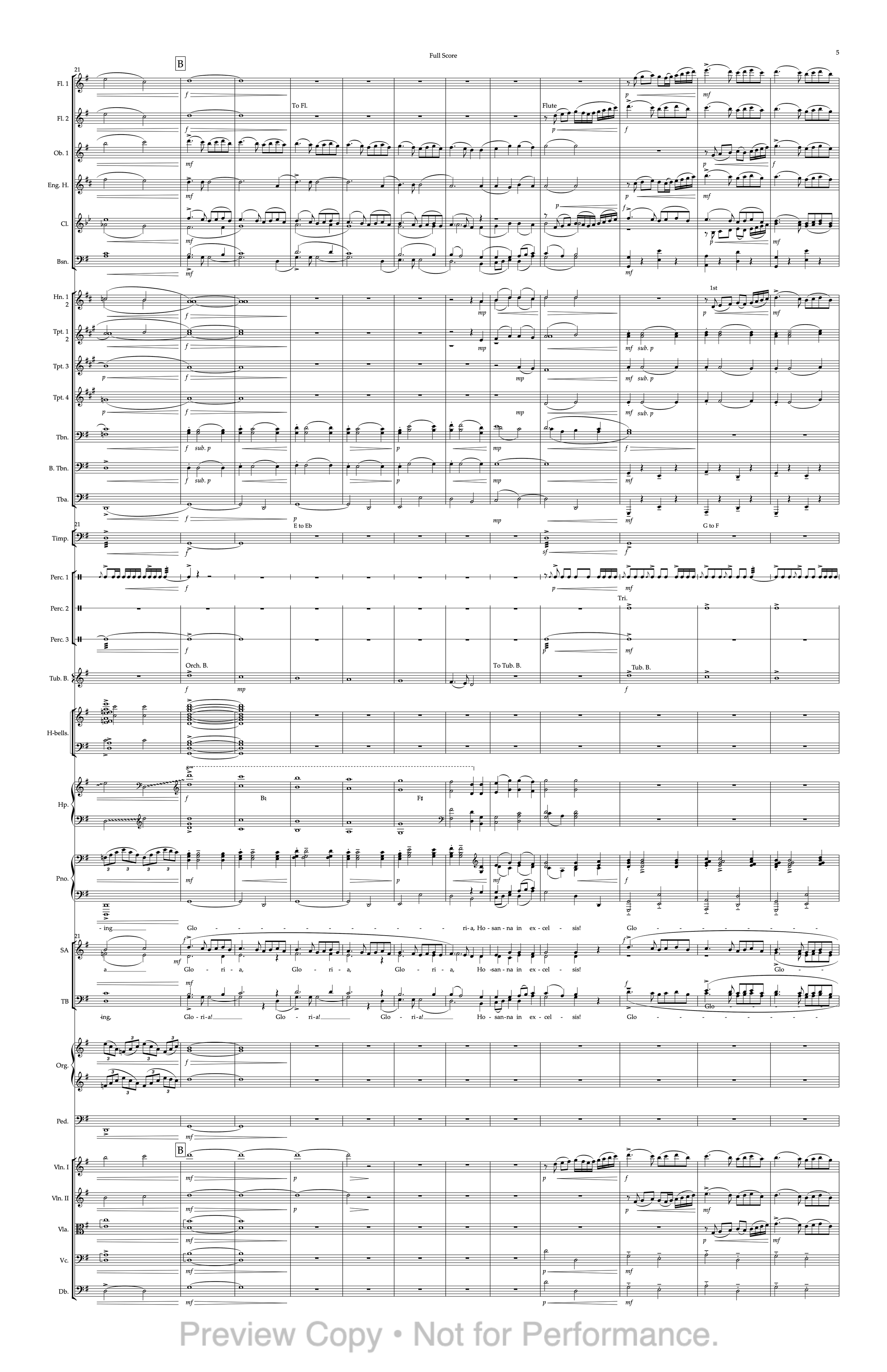 Ding Dong Merrily on High - Orchestra - Full Score - PREVIEW PG 3.png