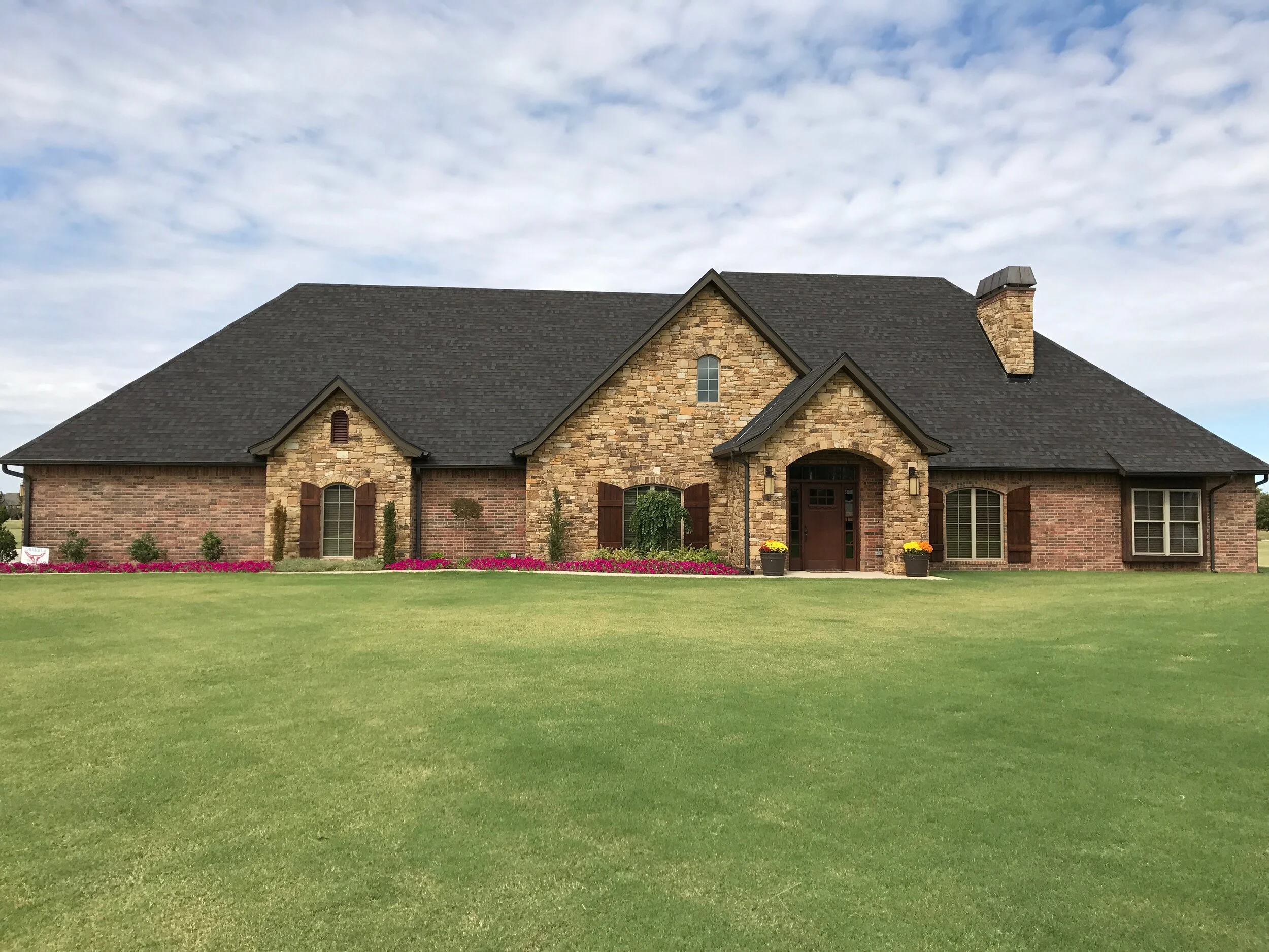 Custom Home with Natural Stone Work