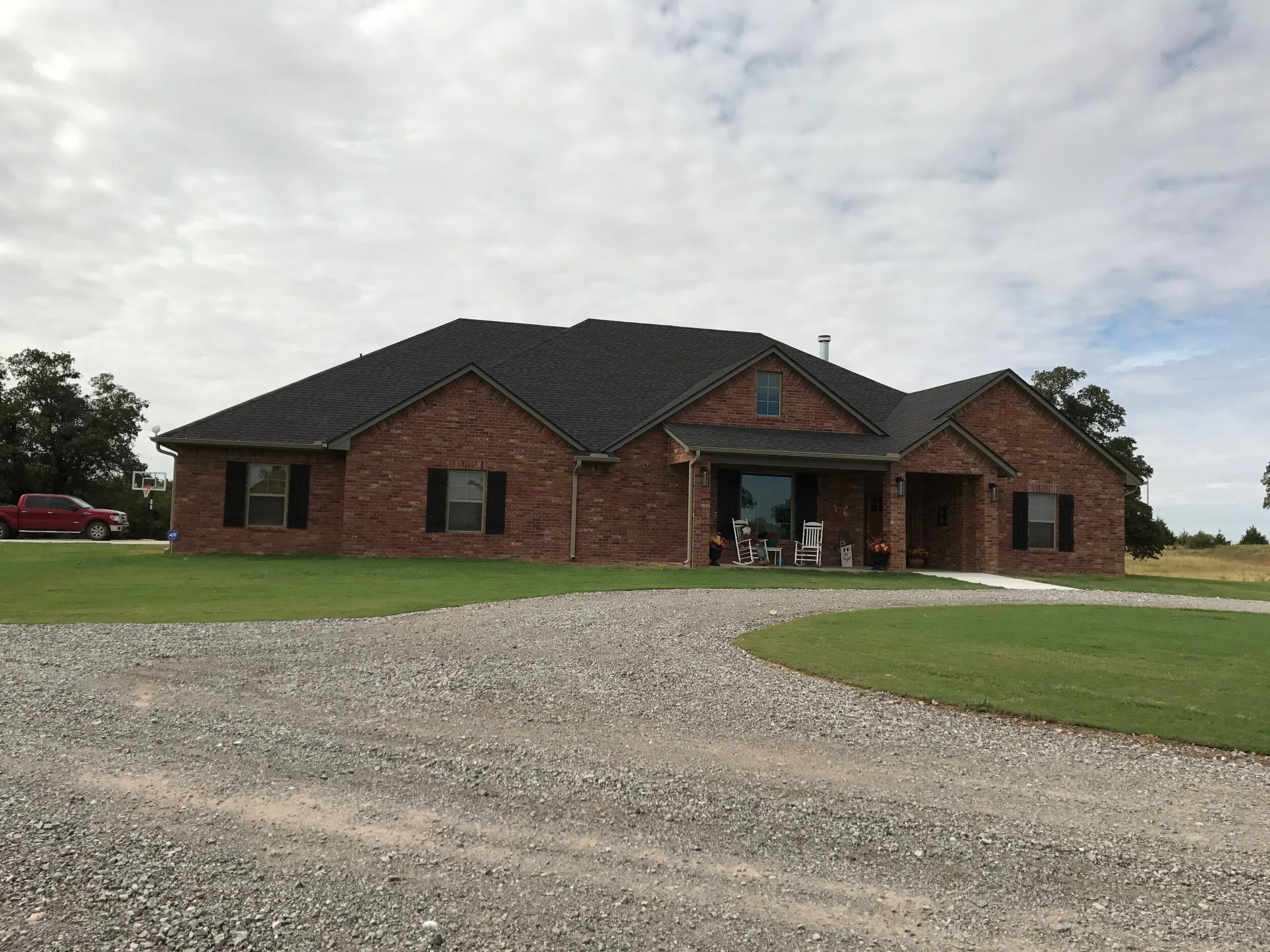 Brick Exterior Custom Home