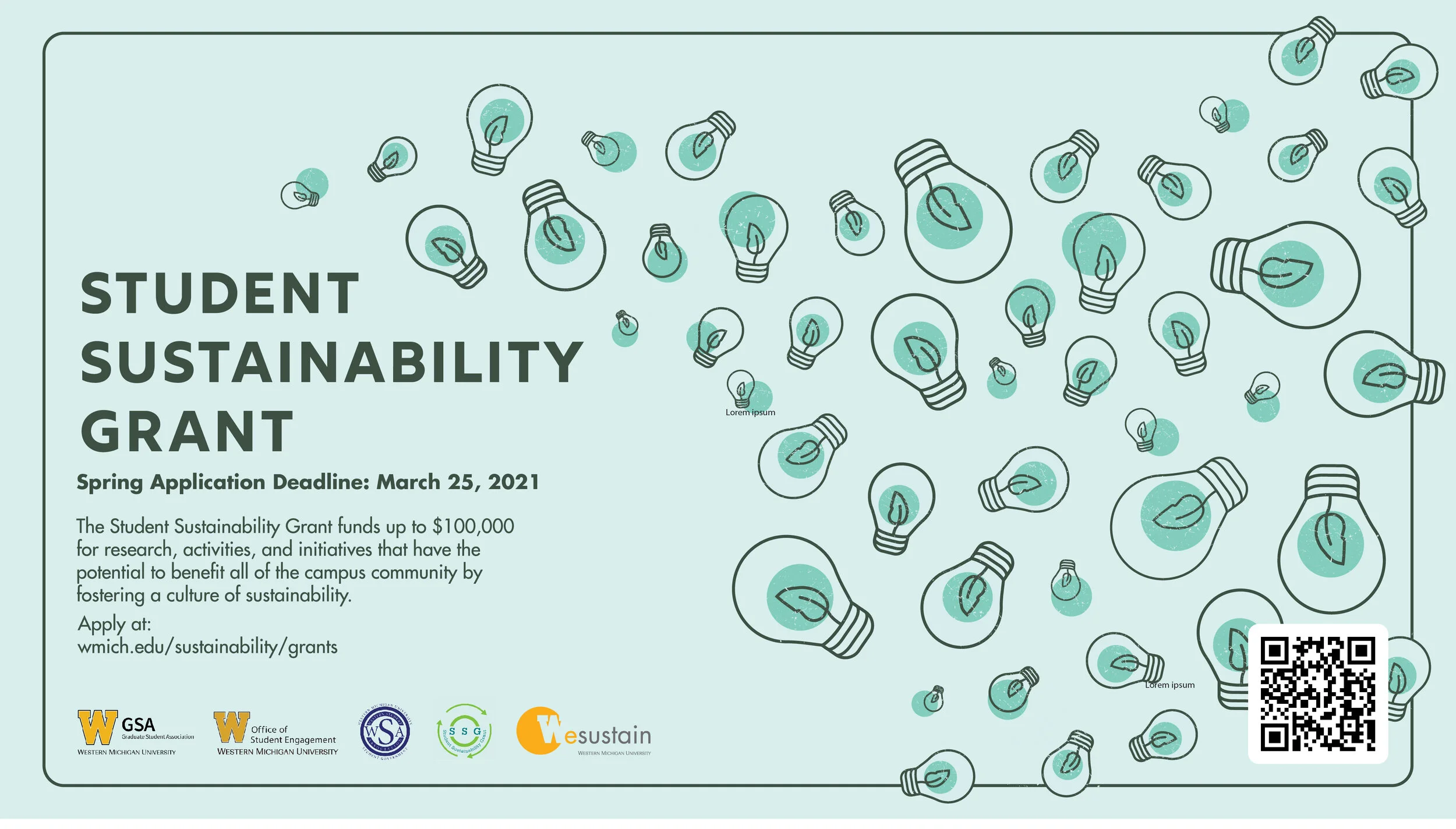 Student Sustainability Grant Application Now Open!