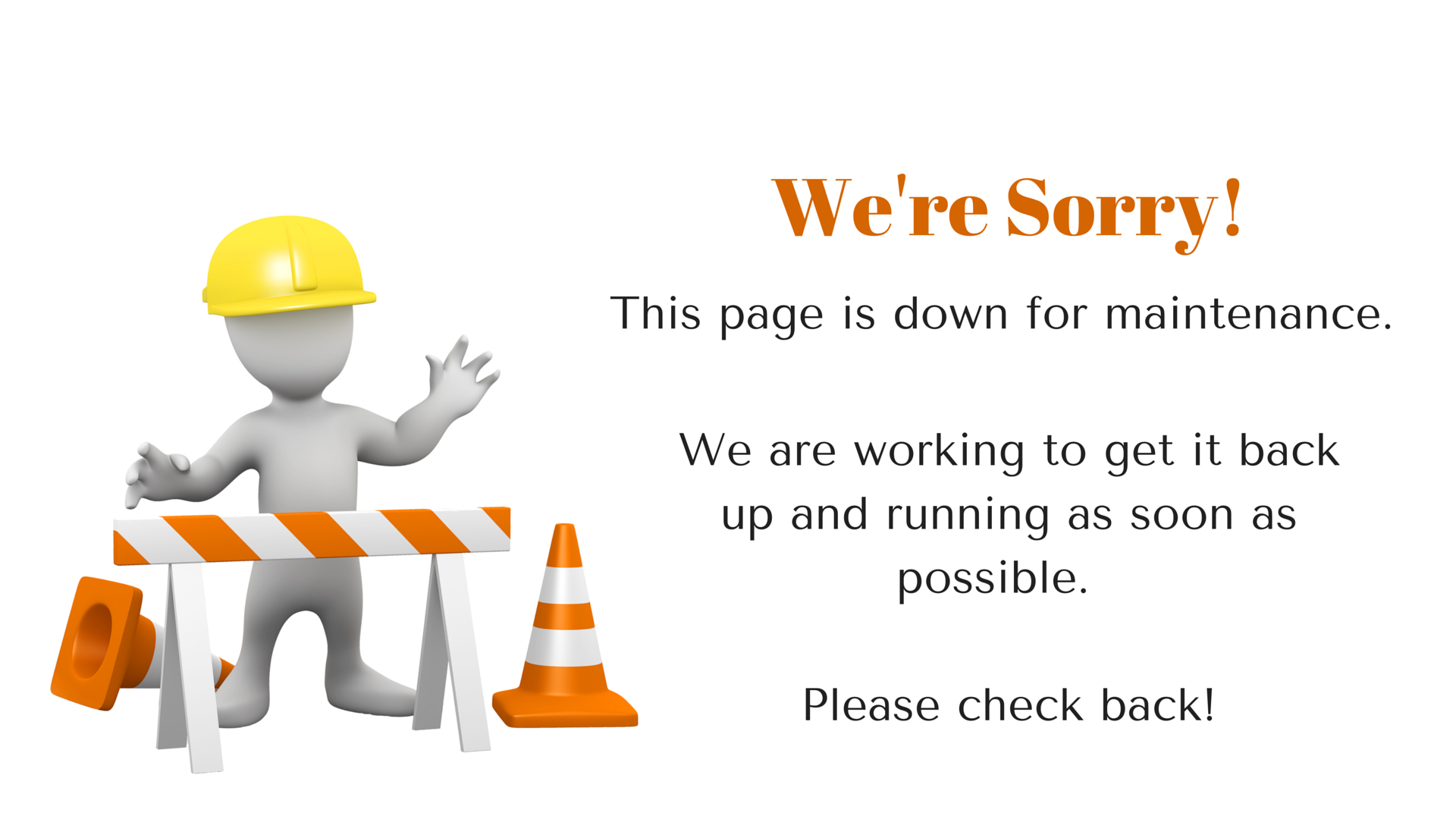 WSA Website Scheduled Maintenance
