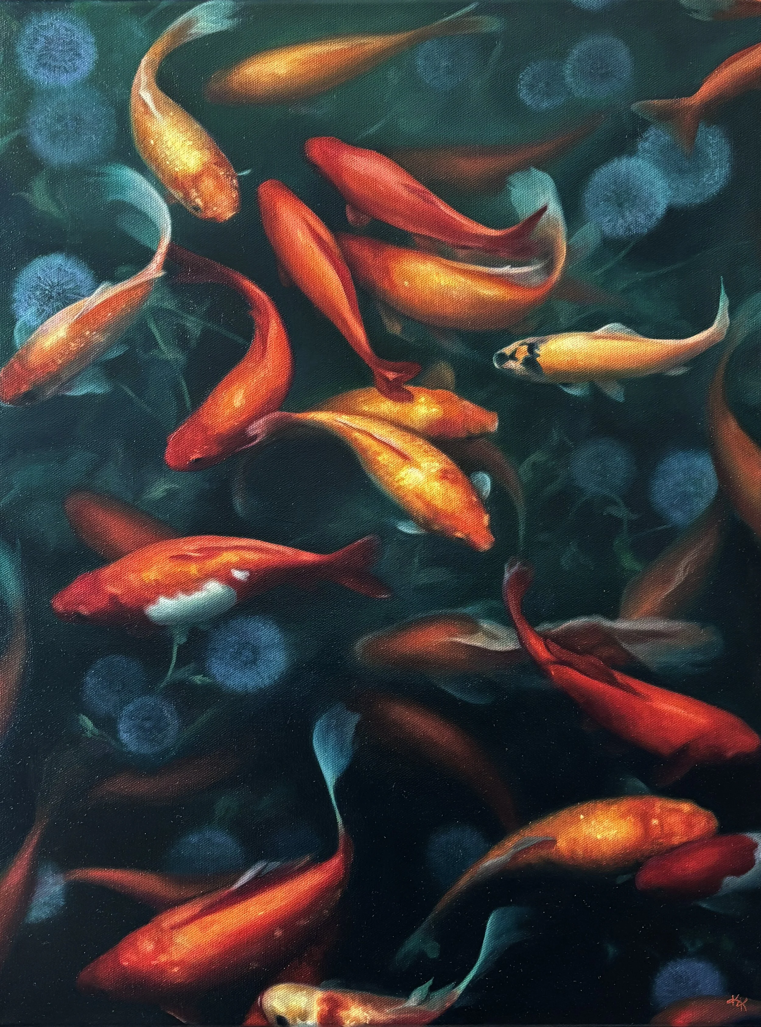 Wishes and Fishes •24x18"• Available through Robert Lange Studios