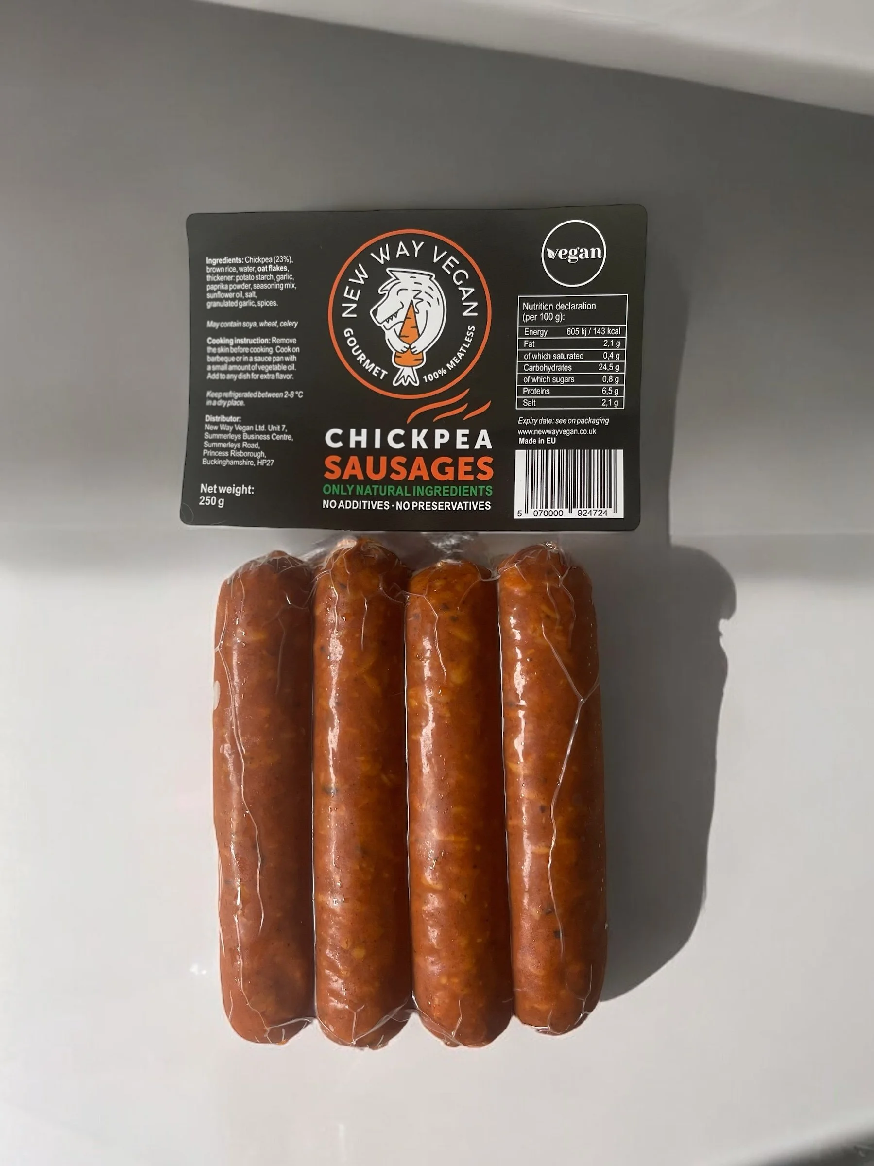 Chickpea Sausages